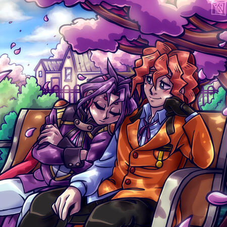 Colour Commission of Yuri and Dennis from Arc V
