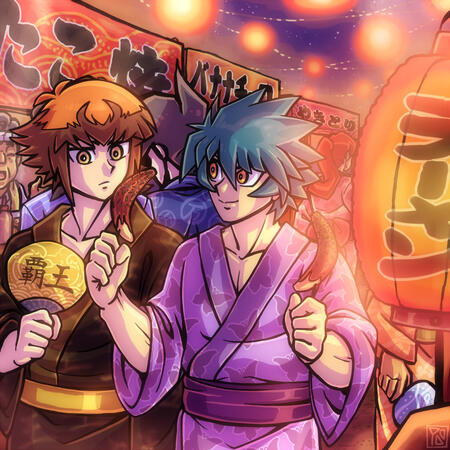 Colour Commission of Haou and Yubel-Johan