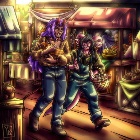 Colour Commission of Customer’s OCs